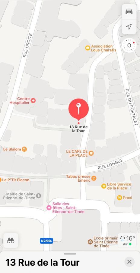 Studio Rdc La Tour Saint-Étienne-de-Tinée Eksteriør bilde